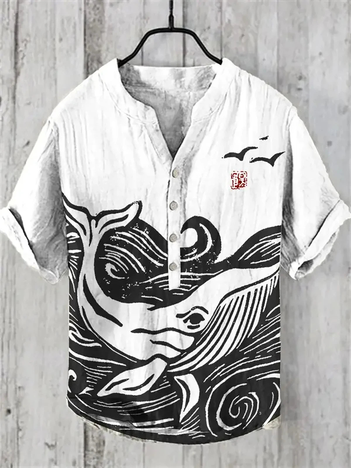 Lightweight and breathable linen shirt