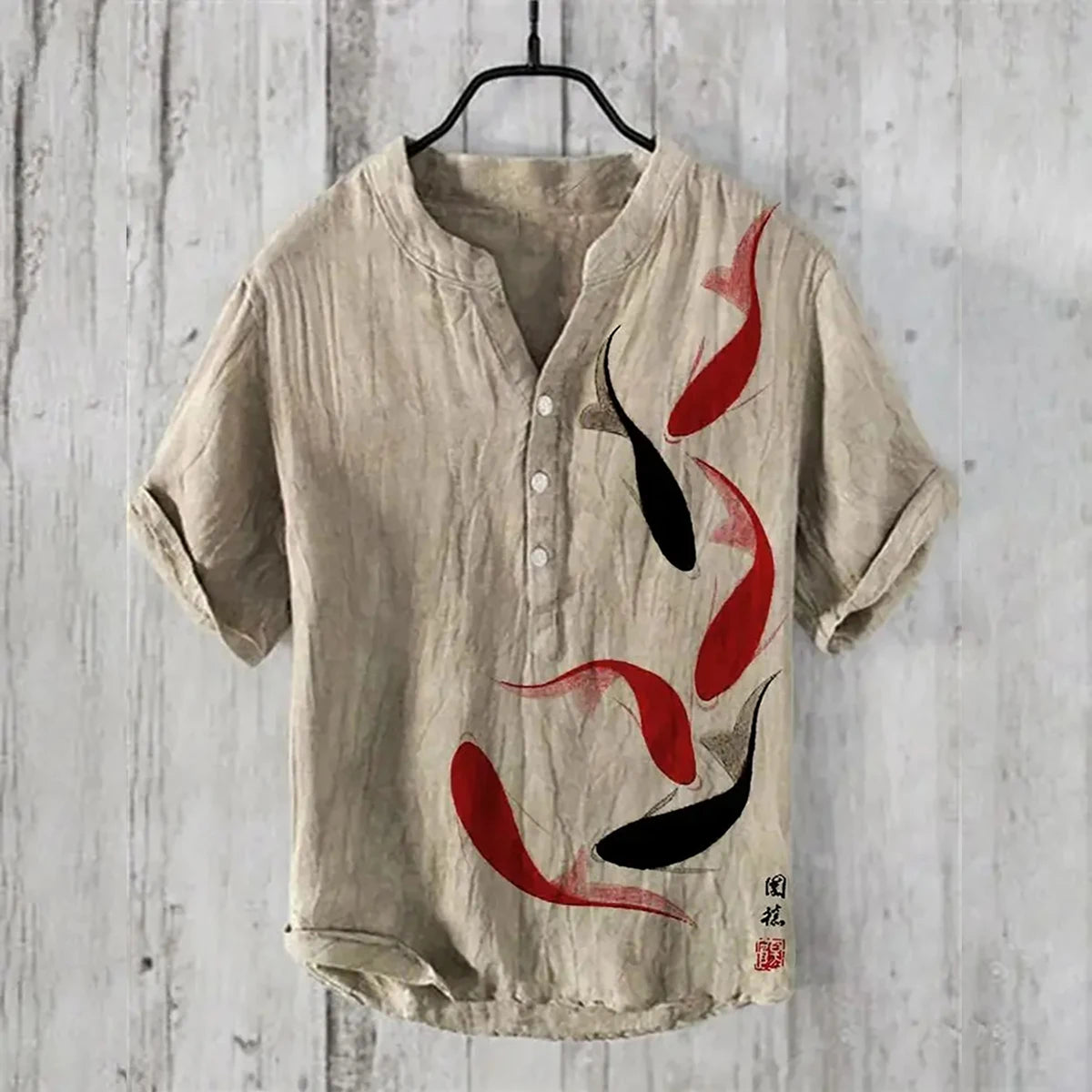 Lightweight and breathable linen shirt