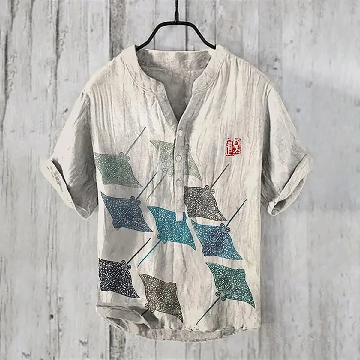 Lightweight and breathable linen shirt