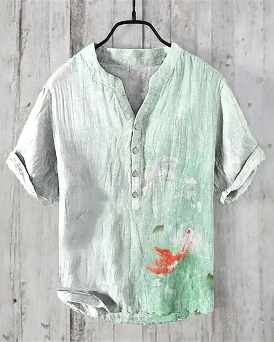 Lightweight and breathable linen shirt